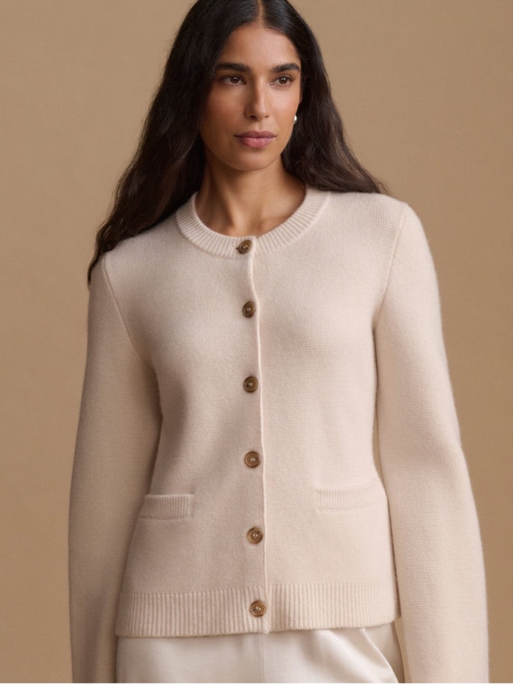 Jenni Kayne Cream Cooper Cardigan